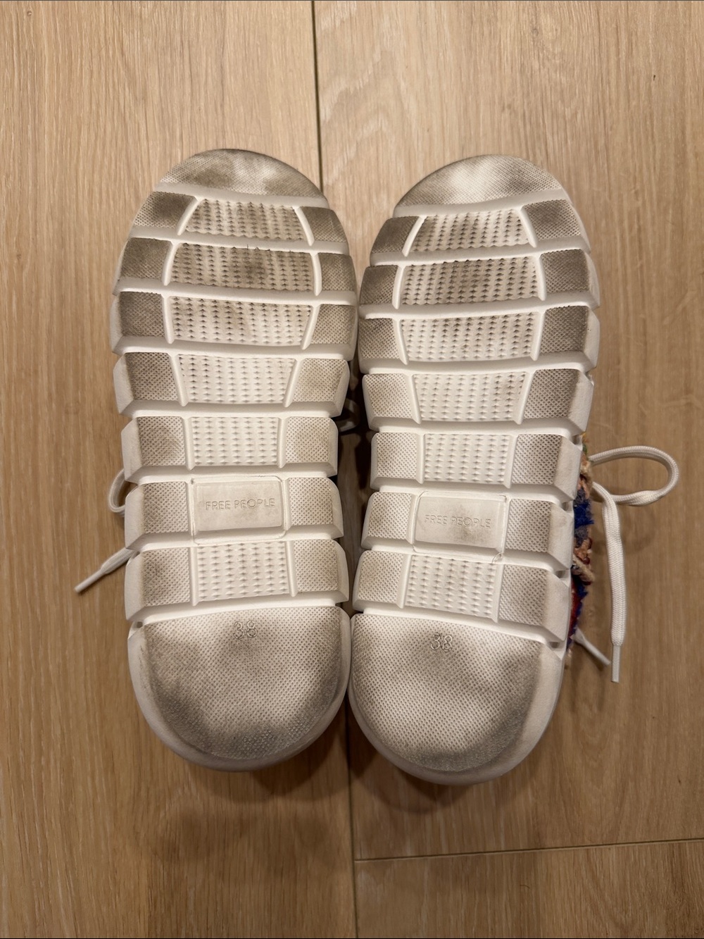 Free People Multicolor Crochet Knit Sneakers - Picture 6 of 8